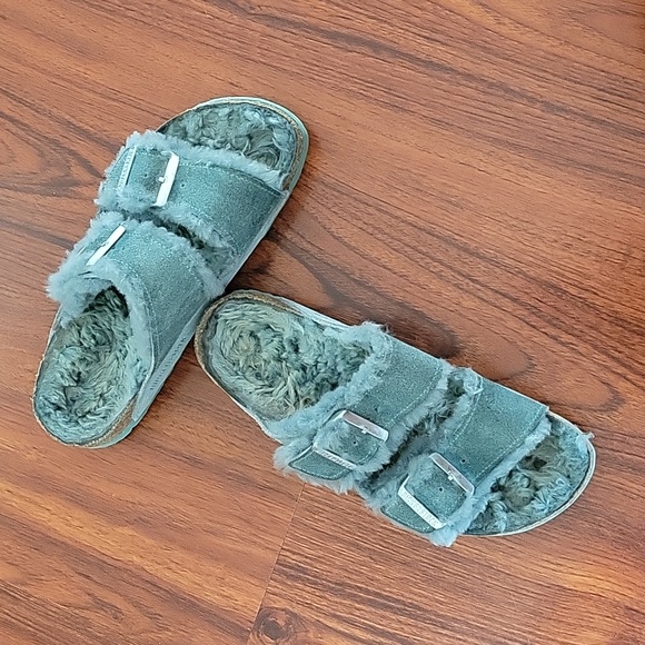 Birkenstock Arizona Shearling Size 38 - Picture 3 of 15